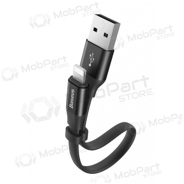 USB kaabel Baseus lightning 0.23m (2A) (mustad)