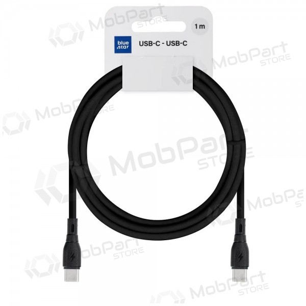 USB-C kaabel Blue Star PJ73-13-3 USB-C kuni USB-C 1 m 60 W must