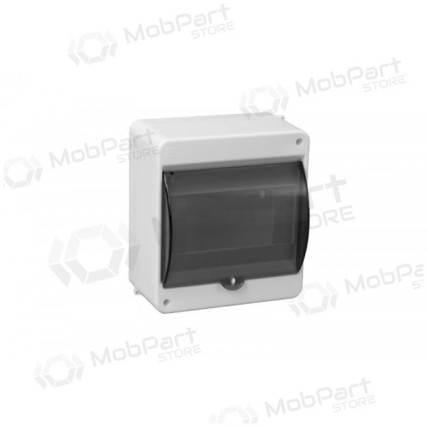 Pawbol 6 mod. virštinkinis skydelis C.2031 (su läbipaistevom durelėm,koos  įžeminimo gnybtais, valged)