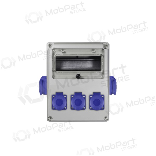 Pawbol B.1812-S skydaskoos  kištukiniais lizdais (8mod., 16A 230V)