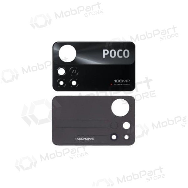 Xiaomi Poco X4 Pro 5G kaamera klaas Black 108MP (only BIG lens) ORG