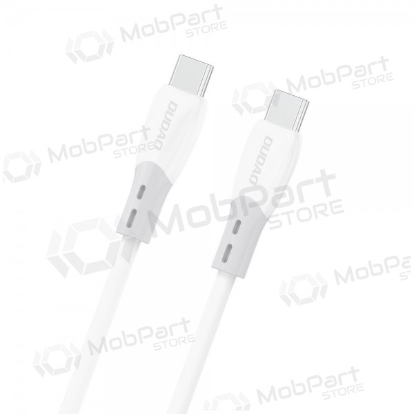 USB-C kaabel Dudao L25SC USB-C kuni USB-C 2 m 60 W valge