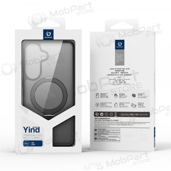 Samsung Galaxy S26 Ultra ümbris - Dux Ducis Yind Magnetic Stand (must)