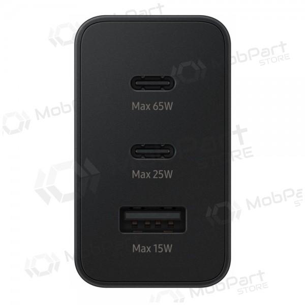 Võrgulaadija Samsung EP-T6530NBEGEU 65 W 2x USB-C + USB-A must
