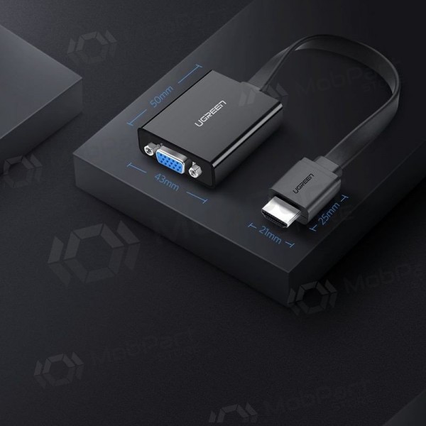 Adapter Ugreen MM103 HDMI-VGA must