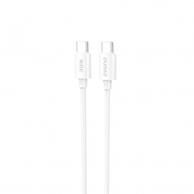 USB-C kaabel Dudao L4C USB-C kuni USB-C 2 m 30 W valge