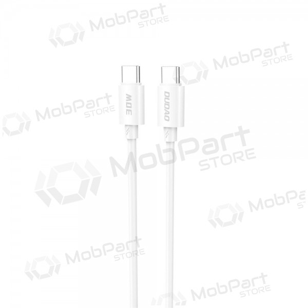 USB-C kaabel Dudao L4C USB-C kuni USB-C 2 m 30 W valge