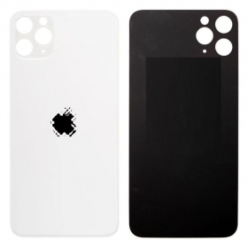 Apple iPhone 11 Pro Max patareipesade kaas (tagakaas) (hõbedased) (bigger hole for camera)