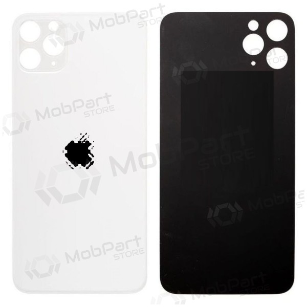 Apple iPhone 11 Pro Max patareipesade kaas (tagakaas) (hõbedased) (bigger hole for camera) Apple iPhone 11 Pro Max patareipesade kaas (tagakaas) (hõbedased) (bigger hole for camera)
