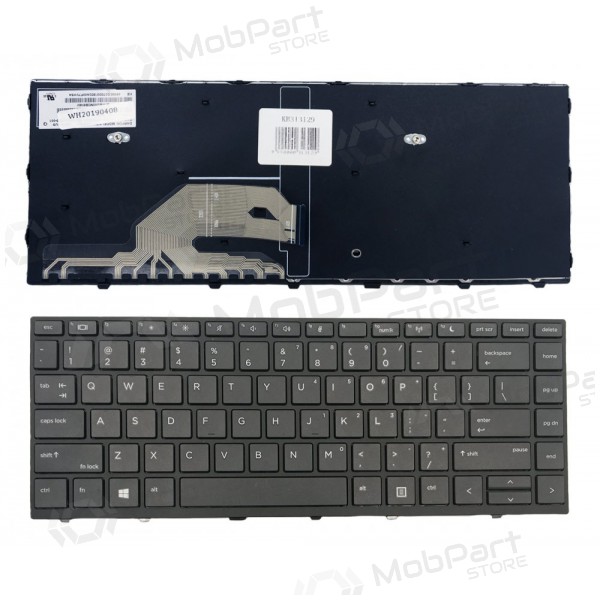 HP Probook: 430 G5, 440 G5 klaviatuur koos raamiga