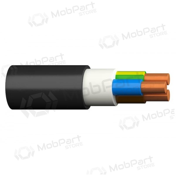 Toitekaabel Prysmian Group XPK-HF C Pro 3x4 mm² vask XLPE CPR Cca 1 kV monoliitne