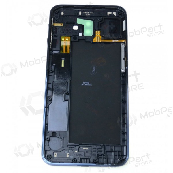Samsung J610 Galaxy J6+ 2018 patareipesade kaas (tagakaas) (mustad) (kasutatud grade C, originaalne)