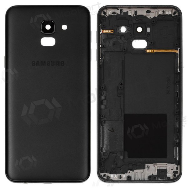 Samsung J600 Galaxy J6 2018 patareipesade kaas (tagakaas) (mustad) (kasutatud grade B, originaalne) Samsung J600 Galaxy J6 2018 patareipesade kaas (tagakaas) (mustad) (kasutatud grade B, originaalne)
