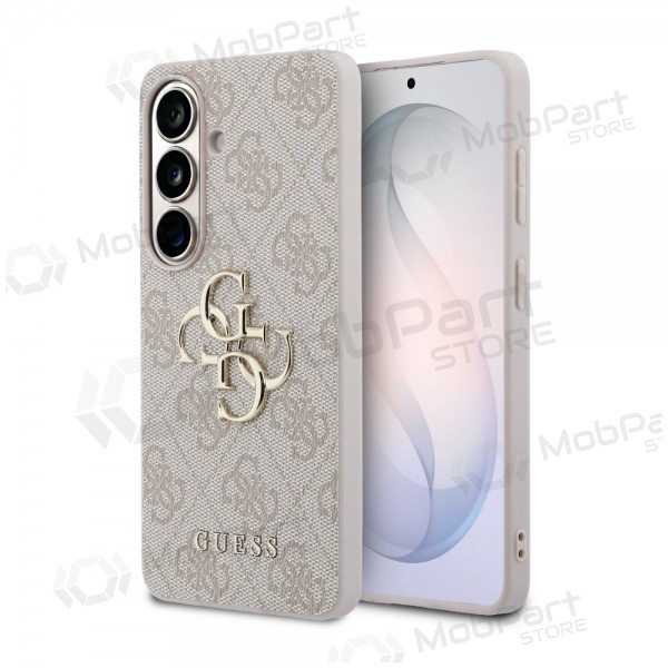 Samsung Galaxy S26 ümbris - Guess PU 4G Metal Logo (roosa)