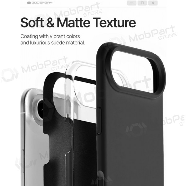 Apple iPhone Air ümbris Mercury - Pure Magsafe Silicon Case (must)