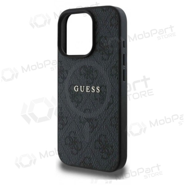 Apple iPhone 16 Pro Max ümbris - Guess PU Leather 4G Colored Ring MagSafe (must)