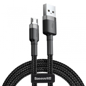 USB kaabel Baseus Cafule Type-C 2.0m 2.0A (hall-mustad) CATKLF-CG1