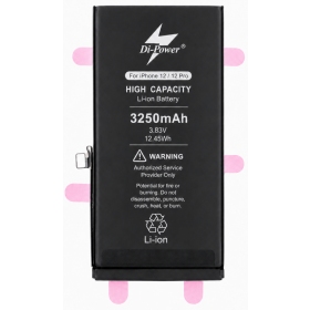 Akumuliatorius "Di-Power" (suurendatud mahtuvusega) mõeldud iPhone 12/12 Pro 3250mAh