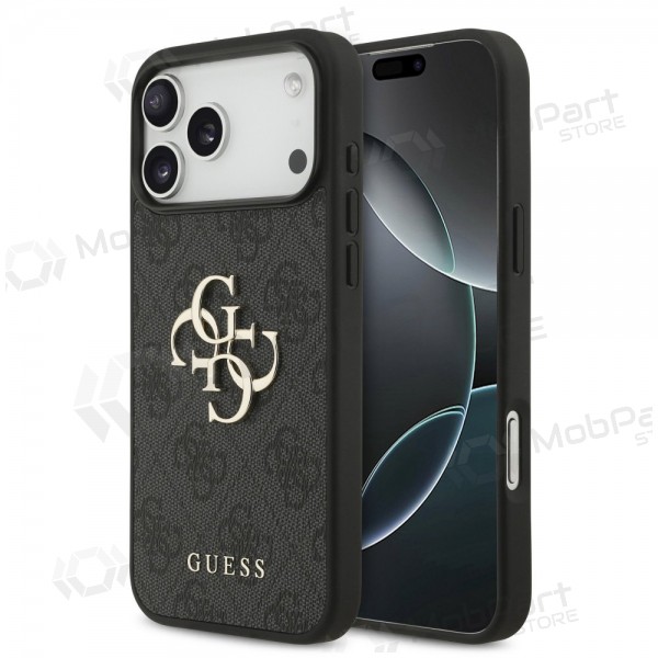 Apple iPhone 17 Pro Max ümbris - Guess PU 4G Metal Logo (hall)