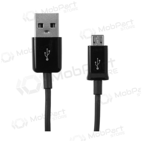Samsung i9300 Galaxy S3 / i9300 Galaxy S3 Neo / N7000 Galaxy Note / i9100 Note microUSB kaabel (1,5m) (mustad)
