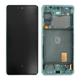 Samsung G780F Galaxy S20 FE ekraan (Cloud Mint) (koos raamiga) (service pack) (originaalne)