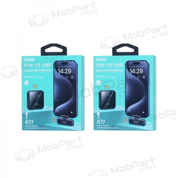 Mikrofon Remax K11 USB-C mustad