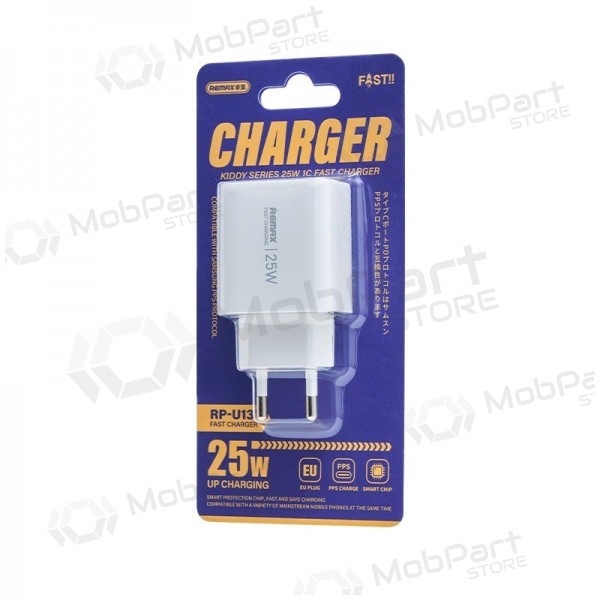Telefoni laadija Remax RP-U137 25 W USB-C valge