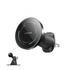 Automobilinis laikiklis-laadija Joyroom JR-ZS502 MagSafe 15W (air vent/dashboard) mustad