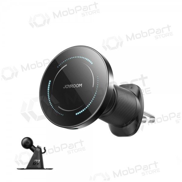 Automobilinis laikiklis-laadija Joyroom JR-ZS502 MagSafe 15W (air vent/dashboard) mustad