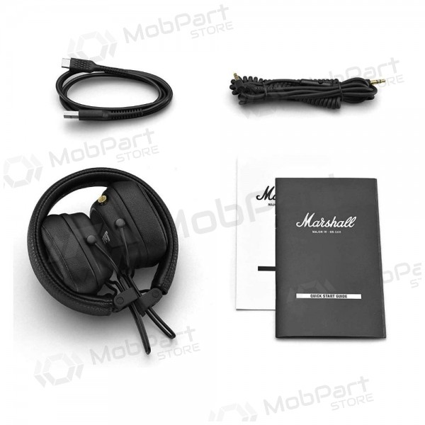Juhtmetas ausinės Marshall Major IV On-Ear Bluetooth juodos