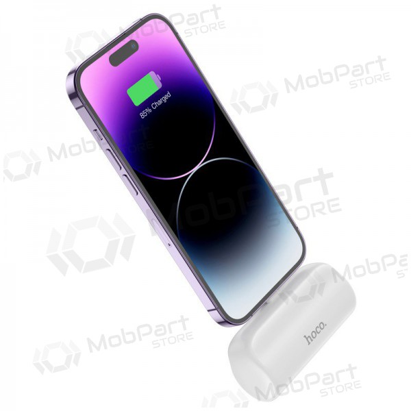 Väline patarei / aku Power Bank Hoco J106 Lightning 5000mAh valge Väline patarei / aku Power Bank Hoco J106 Lightning 5000mAh valge