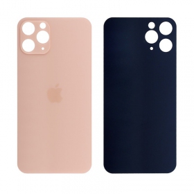 Apple iPhone 11 Pro patareipesade kaas (tagakaas) (kuldsed) (bigger hole for camera)