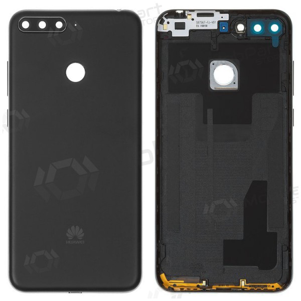 Huawei Y6 Prime 2018 / Honor 7C (AUM-L41) patareipesade kaas (tagakaas) (mustad)