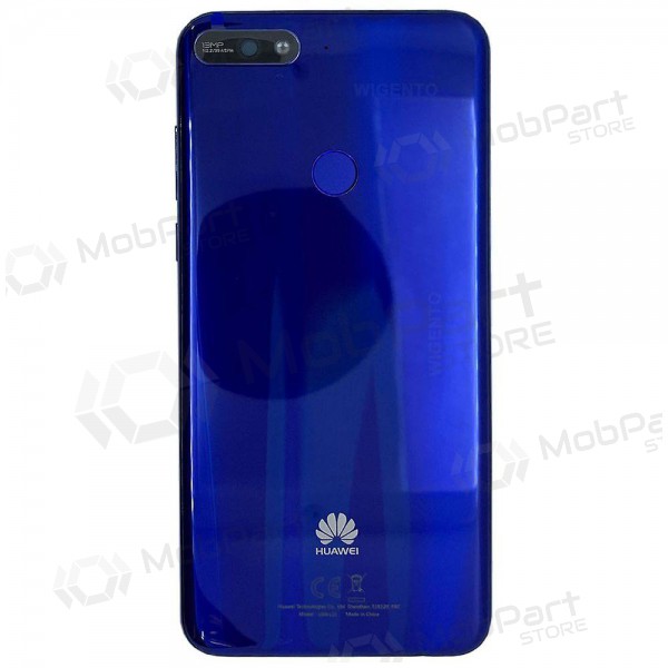 Huawei Y7 2018 patareipesade kaas (tagakaas) (sinised) (kasutatud grade A, originaalne)
