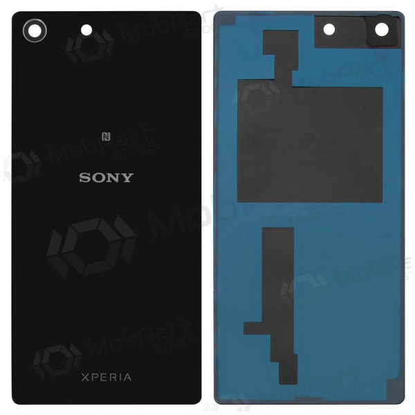 Sony Xperia M5 E5603 / Xperia M5 E5606 / Xperia M5 E5633 Dual patareipesade kaas (tagakaas) (mustad)