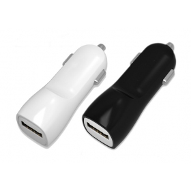Laadija automobilinis Tellos USB (dual) (1A+2A) (mustad)