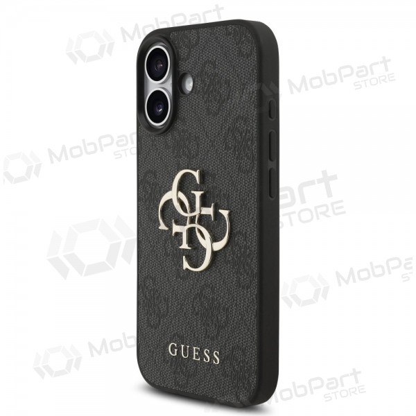 Apple iPhone 17 ümbris - Guess PU 4G Metal Logo Strap (must)