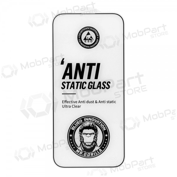 LCD apsauginis stikliukas 5D Mr. Monkey Glass (Strong HD) Apple iPhone 12 Pro Max mustad