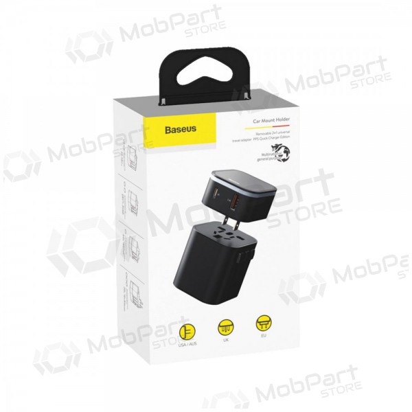 Laadija Baseus Removable 2in1 PPS Quick Charger TZPPS-01 (mustad)