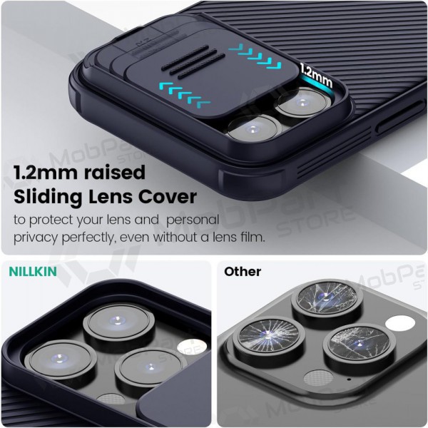 Apple iPhone 14 Pro Max ümbris „Nillkin CamShield Pro“ (lilla) Apple iPhone 14 Pro Max ümbris „Nillkin CamShield Pro“ (lilla)