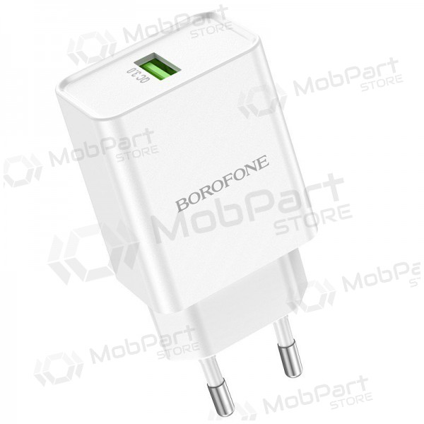 Laadija Borofone BN5 QC 3.0 18W (valged)
