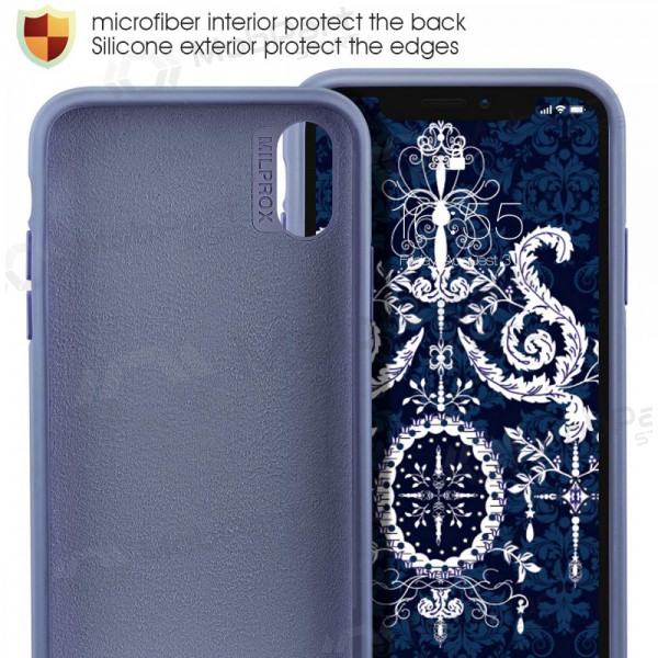 Apple iPhone 11 Pro Max ümbris - Liquid Silicone 2.0mm (lavendlihall)