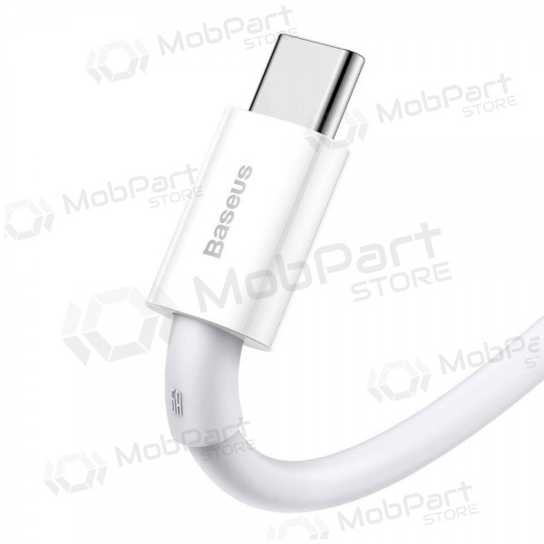USB kaabel Baseus Superior iš USB į Type-C 66W 2.0m valged CATYS-A02