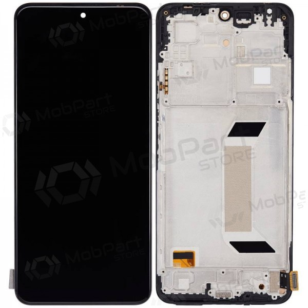 Xiaomi Redmi Note 12 5G, Poco X5 5G ekraan (must) (koos raamiga) (originaal)