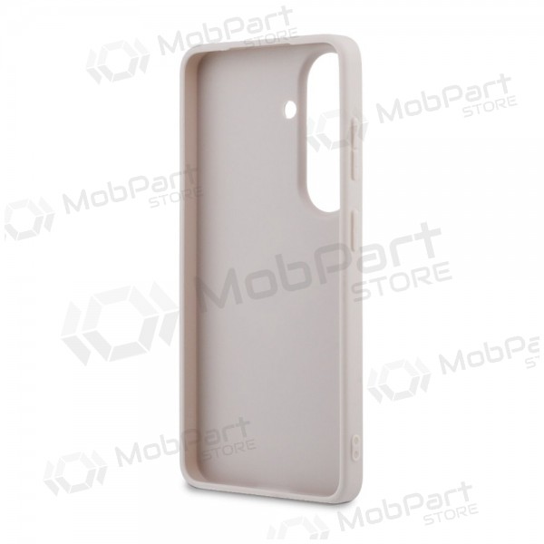 Samsung Galaxy S26 ümbris - Guess PU 4G Metal Logo (roosa)