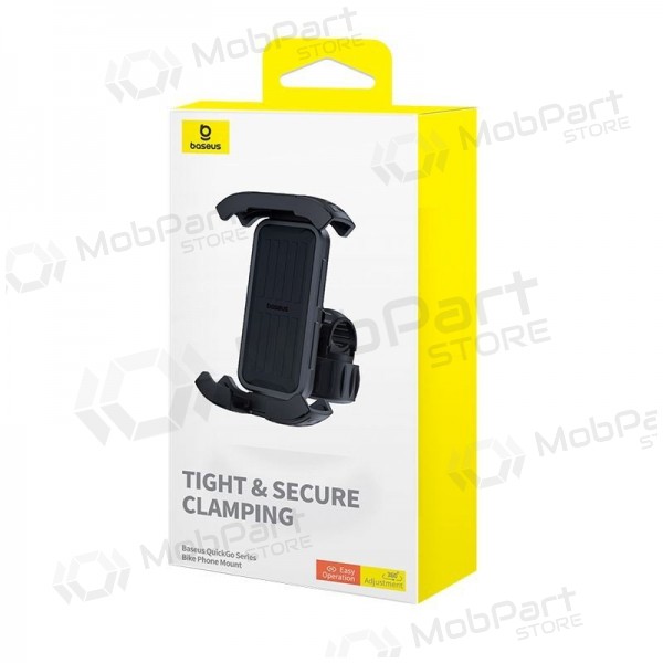 Telefono laikiklis dviračiui Baseus QuickGo Series Bike Phone Mount Cluster mustad C40561500113-00