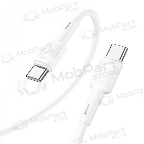 USB kaabel Hoco X83 60W Type-C to Type-C 1.0m valged
