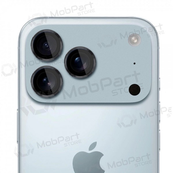 Kaitseklaas kamerai 3mk Lens Pro Apple iPhone 17 Pro/17 Pro Max mustad