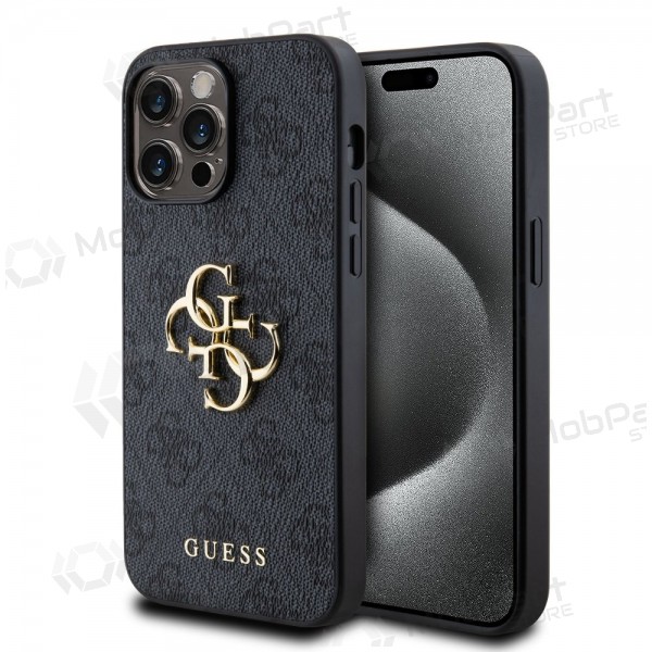 Apple iPhone 14 Pro Max ümbris - Guess PU 4G Metal Logo (hall)