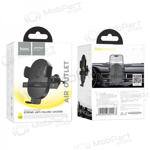 Auto telefonihoidja Hoco H18 mustad